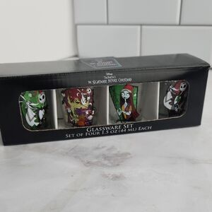 Disney Nightmare Before Christmas Character Glass Set